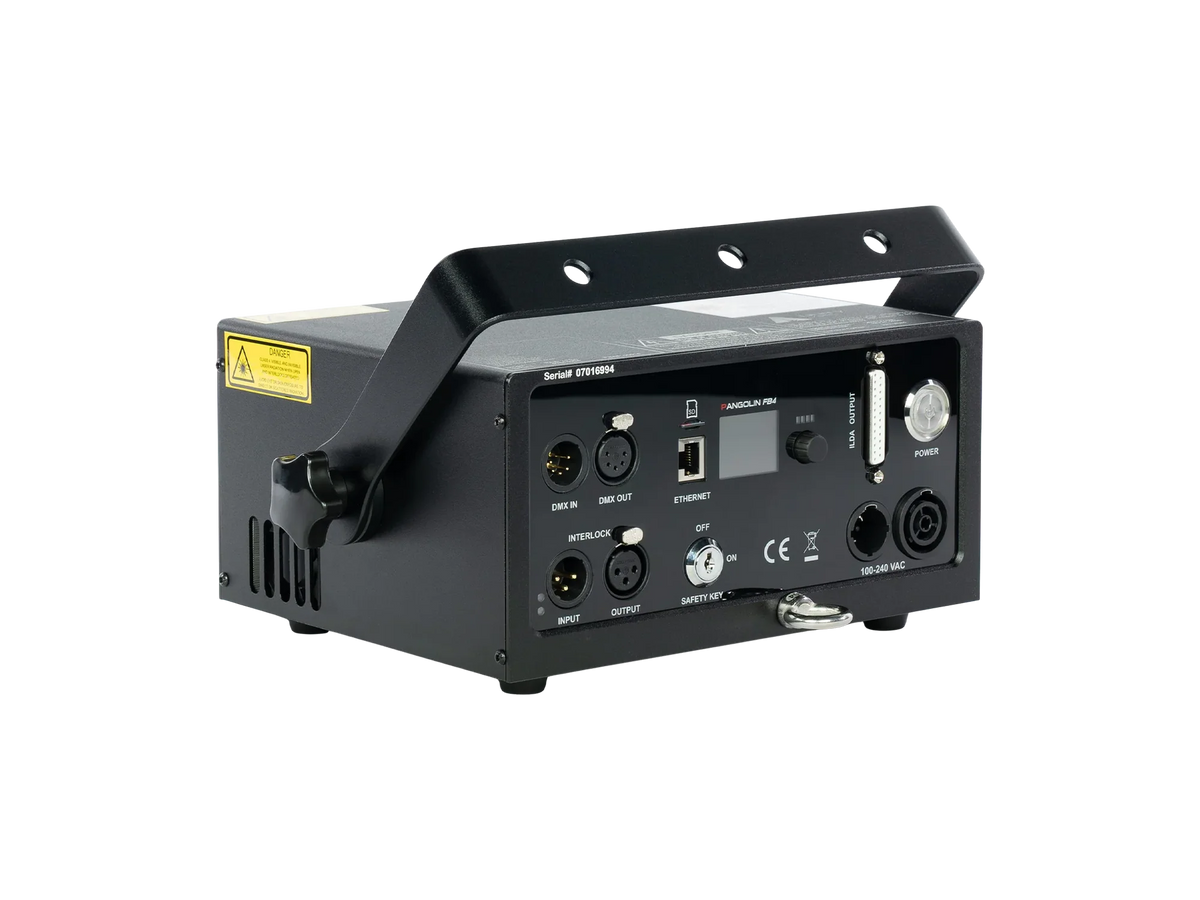 Pangolin RAW 3 FB4 | 3W Full-Color Laser with FB4 | DMX, ArtNET, ILDA Control