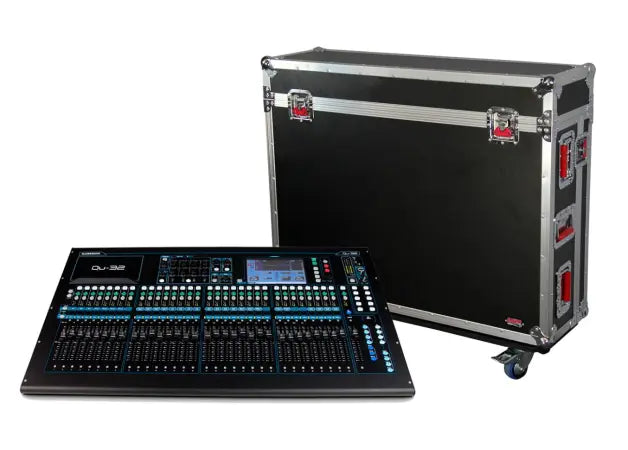 Gator G-TOURQU32 | ATA Flight Case for Allen & Heath QU32 Mixer with Doghouse