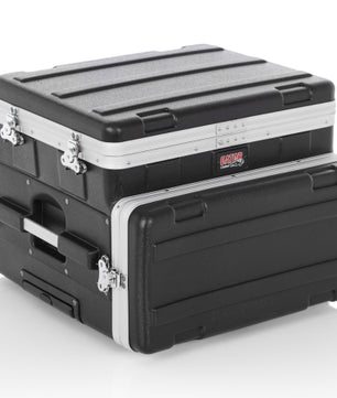 Gator GRC-STUDIO4GO-W | 4U Rack Case with Laptop Compartment | ATA Molded Case with Wheels