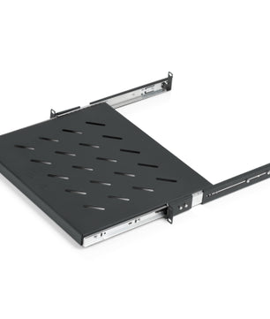 Gator GRW-SHELF1SLD | 1U Sliding Rack Shelf | 13.8in Vented Steel Design