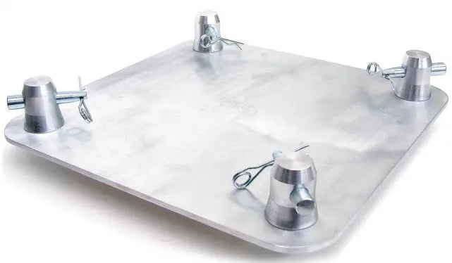 Global Truss SQ-4137 | 1ft x 1ft Base Plate for F34 Truss | 5mm Aluminum Construction