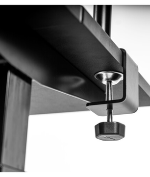 Wavebone Starship Black | Height Adjustable Studio Desk | Standing Workstation with Keyboard Tray