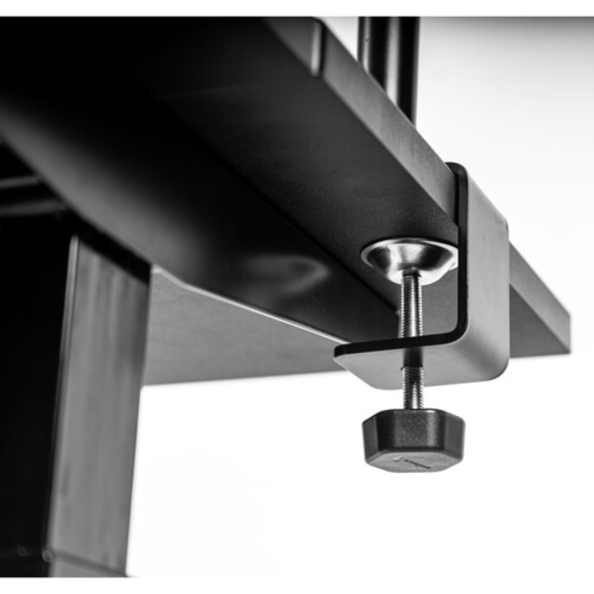Wavebone Starship Black | Height Adjustable Studio Desk | Standing Workstation with Keyboard Tray