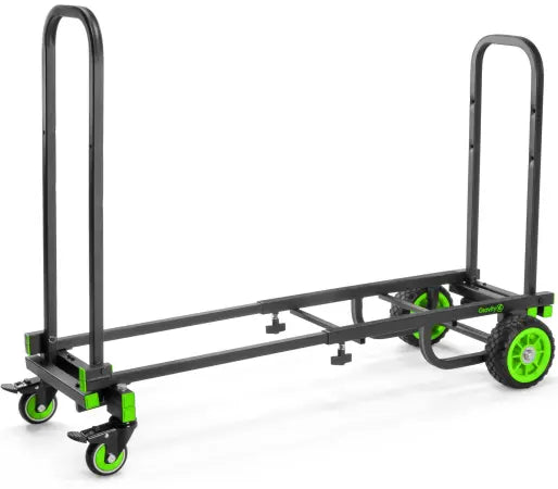 Gravity Stands CART M01B | 2.2–4.4ft Utility Cart - 330 lb Capacity | 8-in-1 Folding Trolley with PU Wheels