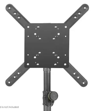 Gravity Stands GSAVESA1 | Universal TV Mount for Speaker Poles | Fits 75x75 to 400x400 Patterns