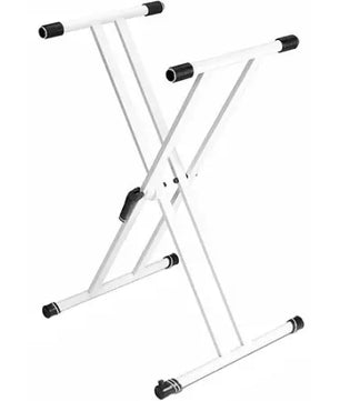 Gravity Stands KSX 2W | Double X-Braced Keyboard Stand - White
