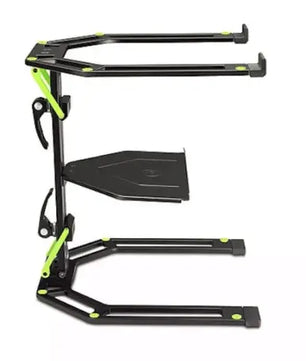Gravity Stands LTS01B | Adjustable Laptop Stand for 12–17in | Foldable with Table Clamp & Clipboard