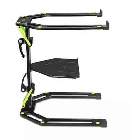 Gravity Stands LTS01B | Adjustable Laptop Stand for 12–17in | Foldable with Table Clamp & Clipboard