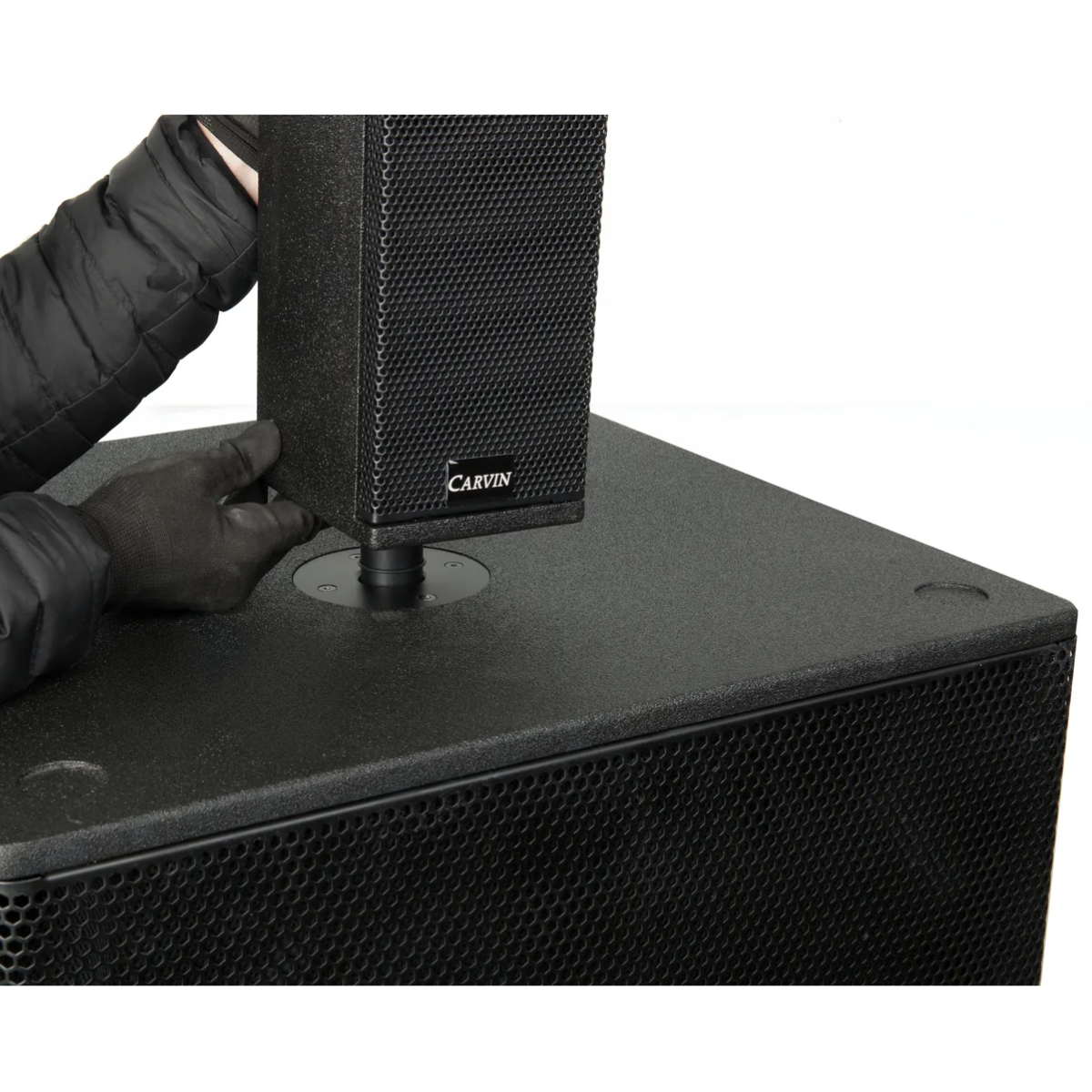 Carvin Audio TRx3900F | Dual 9x3.5in Drivers - 129dB | Passive Column Array Pair with Fly Points