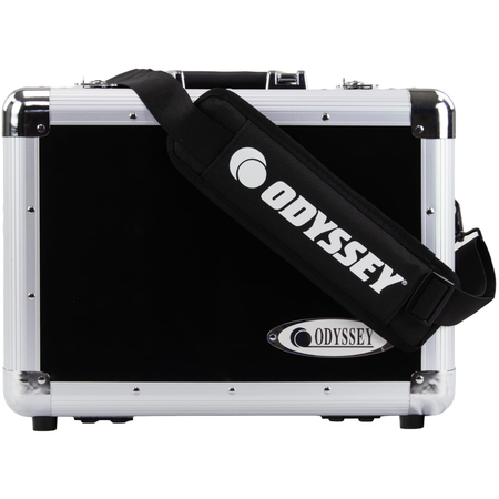 Odyssey KRP7BLK | KROM Series Case for Reloop RP7 | Black Aluminum Carrying Case