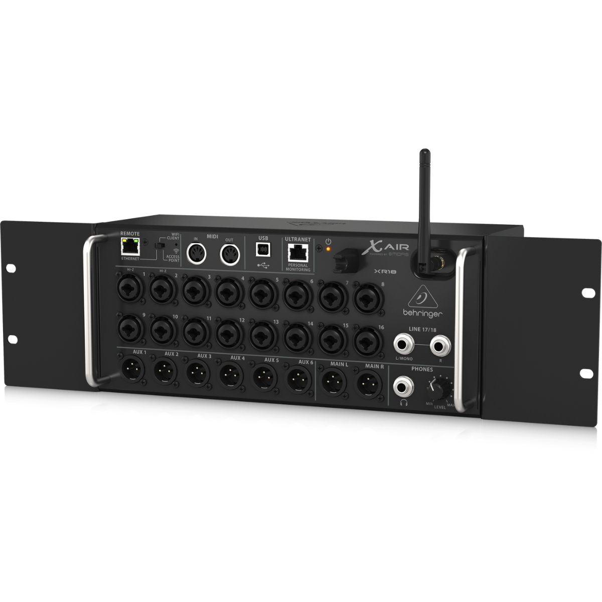 Behringer XR18 X Air | 18-Channel 12-Bus Digital Mixer | WiFi Control with USB Interface