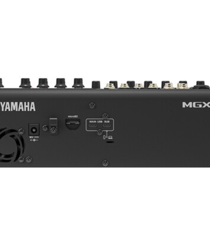 Yamaha MGX12 B | 18-Channel Digital Mixer with USB Audio | Touchscreen, FX, Bluetooth, and SD Recording