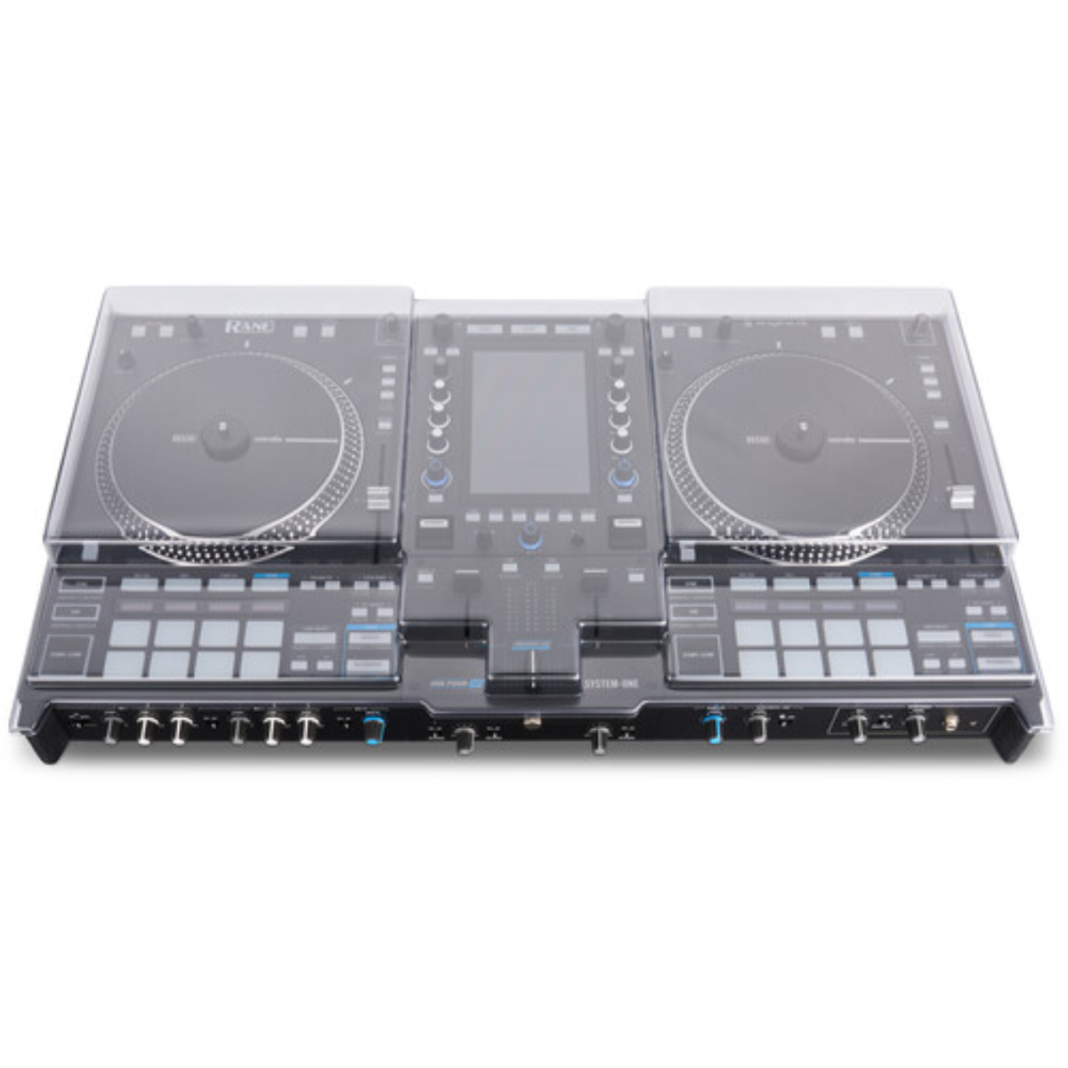 Decksaver DS-PC-SYSTEM1 | Cover for RANE DJ SYSTEM ONE | Smoked Polycarbonate Protection