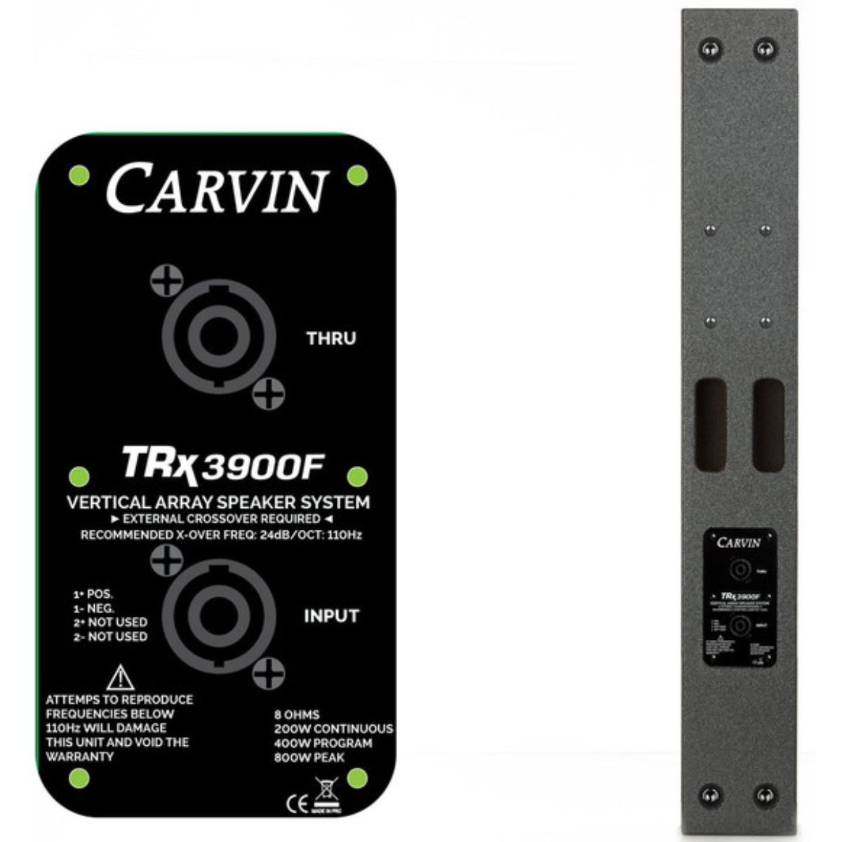 Carvin Audio TRC200A | 2000W - 131dB | Column Array System with Sub & Carrying Bag