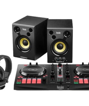 Hercules DJ Essentials Kit | Inpulse 300 MK2, DJMonitor 42, HDP DJ60 | Complete DJ Starter Package