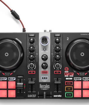 Hercules DJControl Inpulse 200 MK2 | 2-Deck Controller with STEMS & Light Guides | Serato DJ Lite + DJUCED Integration