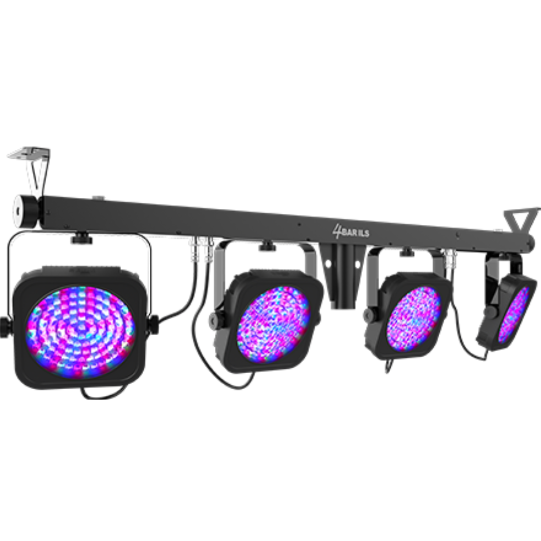 Chauvet DJ 4BAR ILS | Complete Wash Light System with Tripod | ILS + D-Fi USB Wireless Control