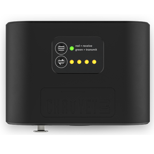 Chauvet DJ D-Fi Hub 2 | Wireless DMX Transmitter & Receiver | Sync Unlimited Fixtures Over 656ft