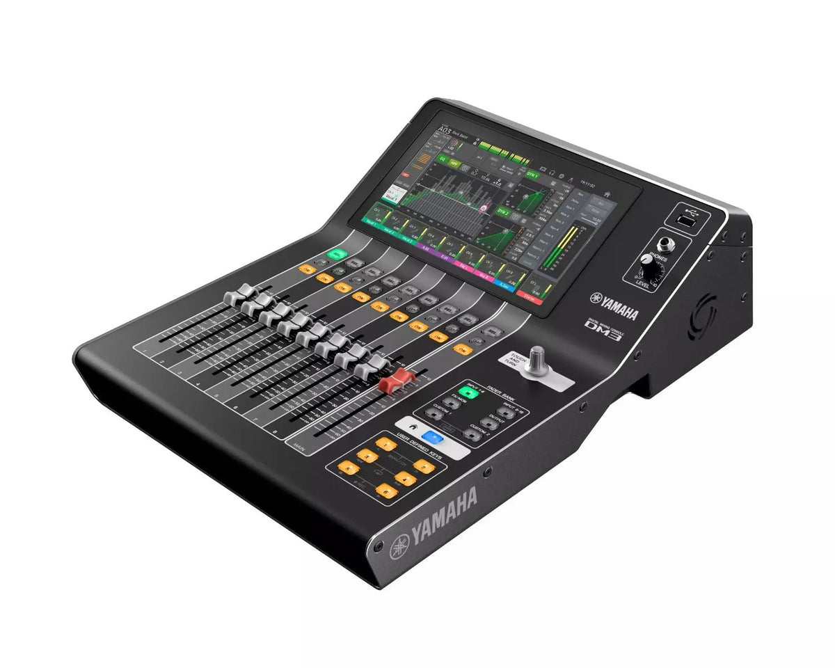 Yamaha DM3-S | 22-Channel Ultra-Compact Digital Mixer | 9in Touchscreen with 96kHz Audio