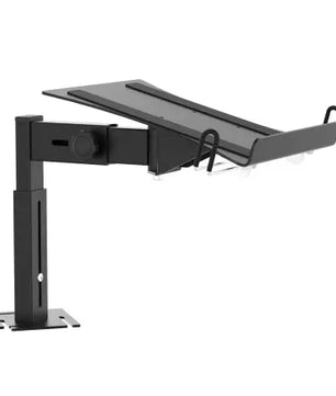 Humpter XFH-B3LSBL | Black Laptop Shelf for B3 Workstations | 3-Way Adjustable with Anti-Slip Design