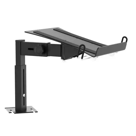 Humpter XFH-B3LSBL | Black Laptop Shelf for B3 Workstations | 3-Way Adjustable with Anti-Slip Design