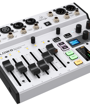 Behringer FLOW 8 | 8 Input Digital Mixer with Bluetooth | App Controlled Mixer with USB Interface