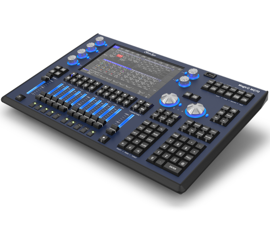 ChamSys MagicQ MQ70 | 24 Universe Console with UPS & Wi-Fi | Compact, Fanless, Carry-On Design