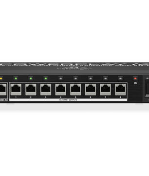 Behringer P16 D | 16 Channel ULTRANET Distributor | 8 Port Personal Monitoring Hub