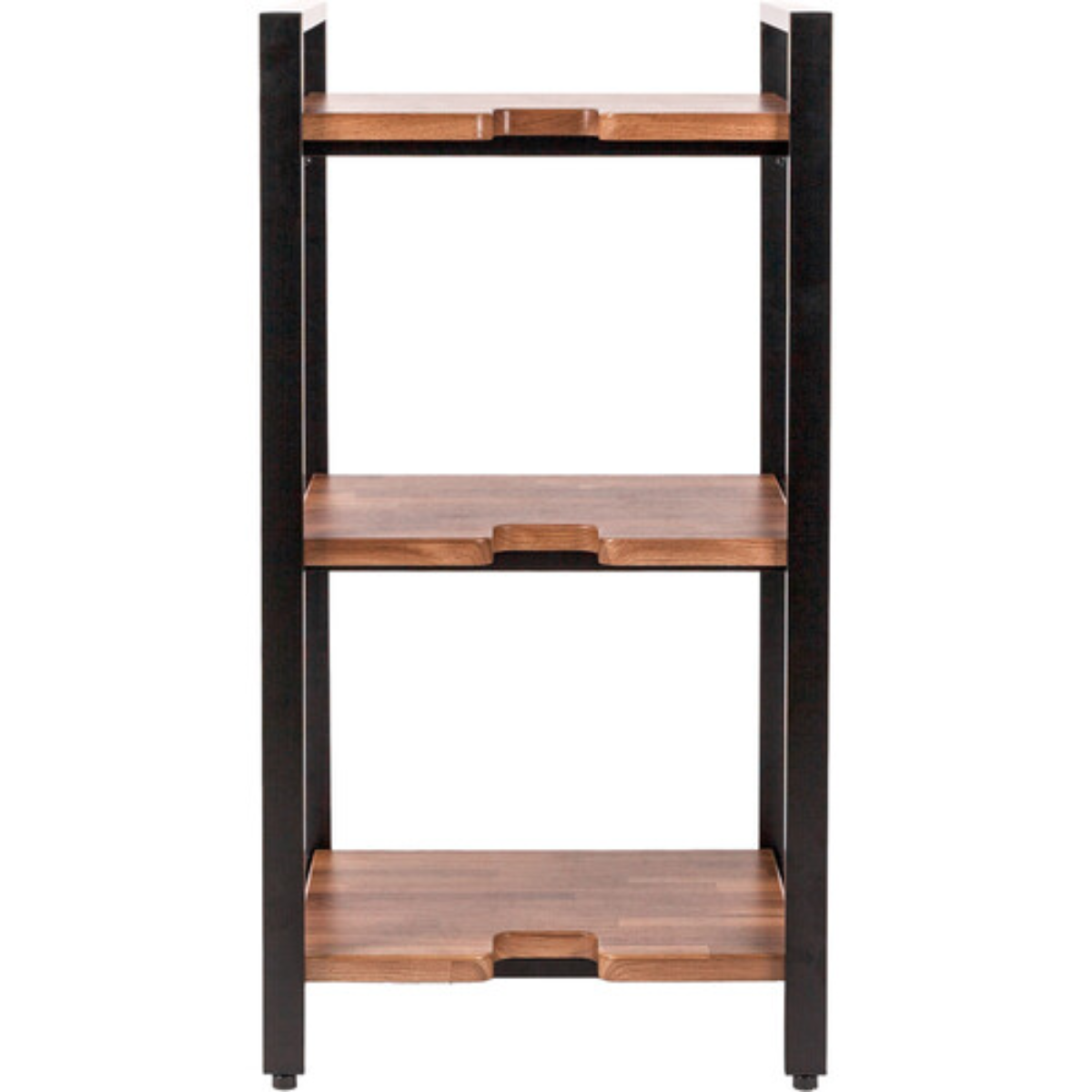 Wavebone Jenga Triple Shelf Wood | Studio Storage Rack | Three Tier Equipment Shelf