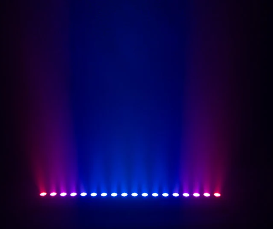Eliminator Mega Color Q18 | 1m RGBA LED Wash Bar | Pixel Mapping & 5 DMX Modes