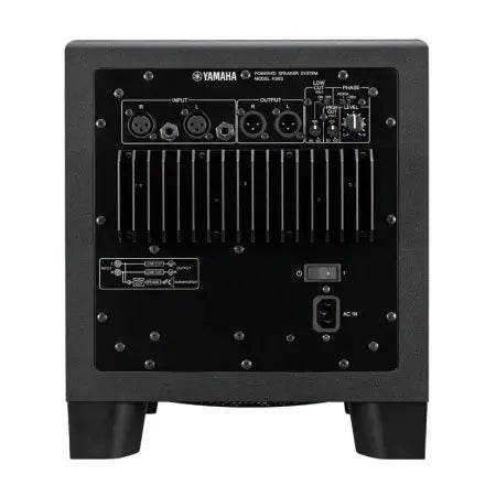 Yamaha HS8S | 8in Powered Studio Subwoofer - 150W | XLR/TRS Inputs with Adjustable Low & High Cut