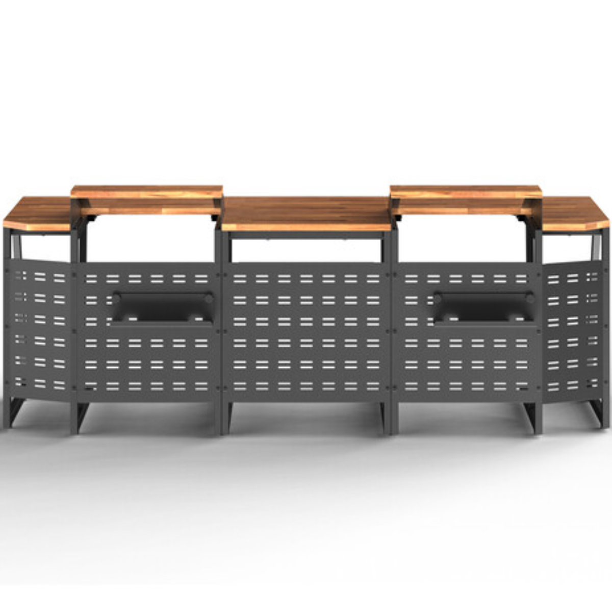 Wavebone Space Station Console Sets 600 | 6U Rack Workstation | Modular Studio Desk