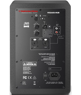 Cerwin Vega VEGA6SB-PR | 6in Studio Monitor Pair with DSP | Bluetooth, SKAA & SKAA Pro Wireless Audio