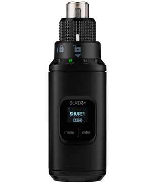 Shure SLXD35+-G57 | Plug-On Wireless for XLR Mics | 138MHz Tuning & ShowLink Control