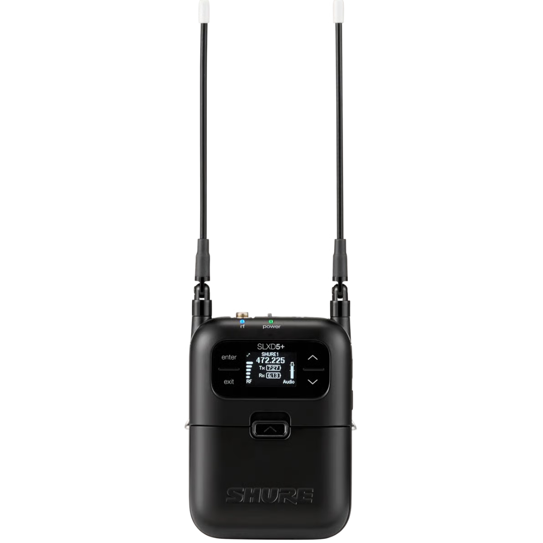 Shure SLXD25+/58-G57 | Handheld Wireless with SM58 Mic | 138MHz Tuning & ShowLink Remote Control