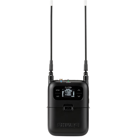 Shure SLXD25+/58-G57 | Handheld Wireless with SM58 Mic | 138MHz Tuning & ShowLink Remote Control