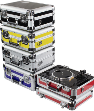 Odyssey KRP7YEL | KROM Series Case for Reloop RP7 | Yellow Aluminum Carrying Case