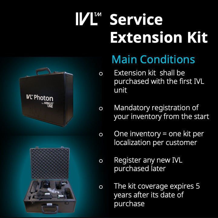 Minuit Une IVL Service Extension Kit | 5 Year Coverage for IVL Fixtures | Unlimited Spare Module Restock