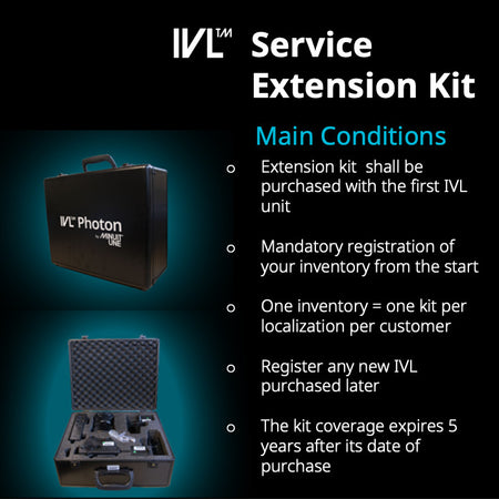 Minuit Une IVL Service Extension Kit | 5 Year Coverage for IVL Fixtures | Unlimited Spare Module Restock