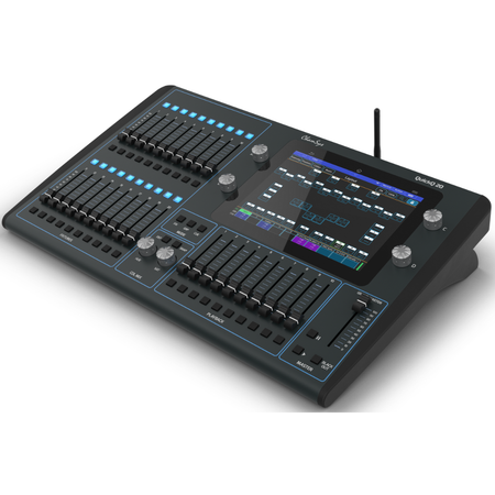 ChamSys QuickQ 20 | Touchscreen Console for LEDs & Moving Lights | 2 Universes with 20 Fixture Faders