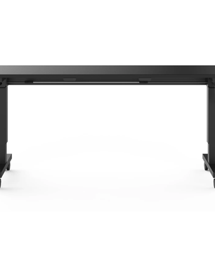 Wavebone Hover Keyboard Stand 1400 Black | Height Adjustable Workstation | Hand Crank Studio Desk