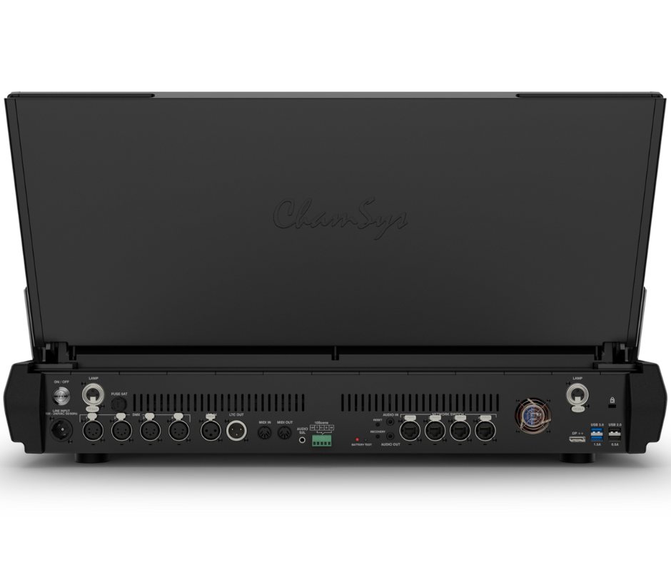 ChamSys MagicQ MQ250M Stadium | 64–128 Universe Lighting Console | Motorized Faders & Dual Touch Displays