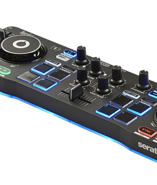Hercules DJControl Starlight | 2-Deck USB Controller with RGB Pads | Serato DJ Lite Included