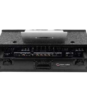 Odyssey RCGS-FLX10WBL | Black Wheeled Case with Glide Platform | Fits DDJFLX10 Controller