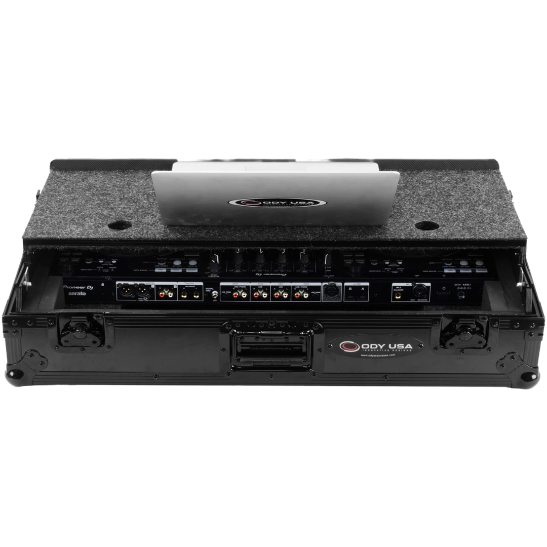 Odyssey RCGS-FLX10WBL | Black Wheeled Case with Glide Platform | Fits DDJFLX10 Controller