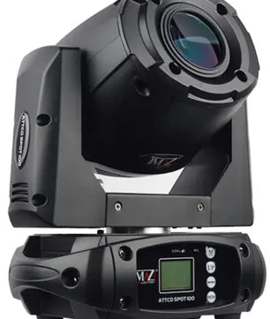 JMaz ATTCO Spot 100 | 75 Watts - 14 Degrees | Compact Moving Head with Zoom & Gobo Wheel