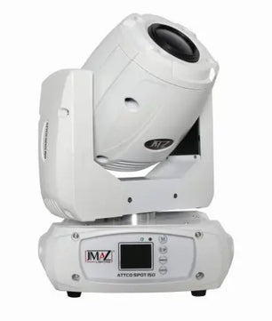 JMAZ ATTCO Spot 150 (White) | 150W LED Moving Head with 16° Beam | Rotating Gobos & Wireless DMX