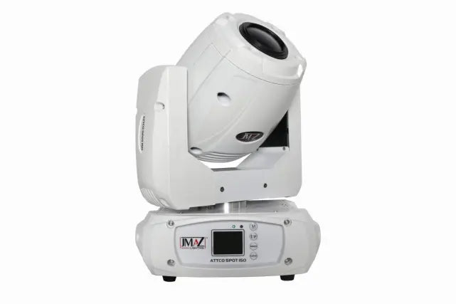 JMAZ ATTCO Spot 150 (White) | 150W LED Moving Head with 16° Beam | Rotating Gobos & Wireless DMX