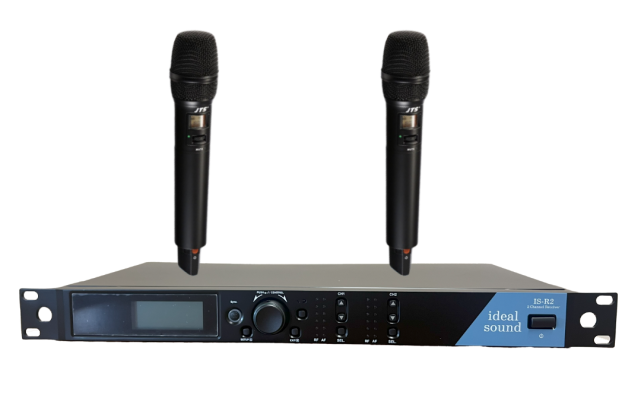 JTS IS-R2/JSS-4B | 2 Mic Wireless System w/ Dynamic Capsules