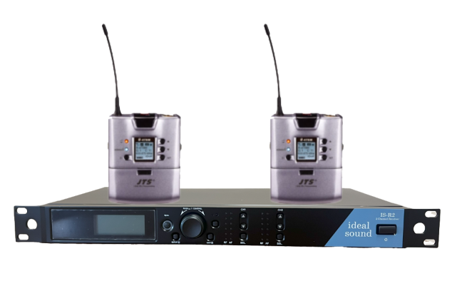 JTS IS-R2/TBM-CM501 | 2 Mic Belt Pack & Lapel Package